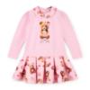 Picture of A Dee Teddy Bear Bakery Meadow Bear Print Mix Dress - Pink Fairy
