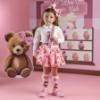 Picture of A Dee Teddy Bear Bakery Mabel Bear Print Skirt Set - Snow White