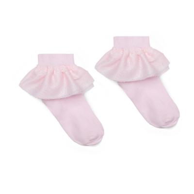 Picture of A Dee Teddy Bear Bakery Loulou Frill Ankle Socks - Pink Fairy