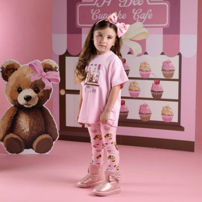 Picture of A Dee Teddy Bear Bakery Mimi Short Sleeve Legging Set X 2 - Pink Fairy