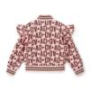Picture of A Dee Initial Icon Melody Initial Print Bomber - Chocolate Brown