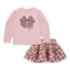 Picture of A Dee Initial Icon Milan Initial Print Skirt Set X 2 - Pink Fairy