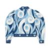 Picture of A Dee Twilight Twirls Lizzy Swirl Print Bomber - Powder Blue