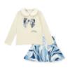 Picture of A Dee Twilight Twirls Nellie Swirl Print Skirt Set X 2 - Vintage White