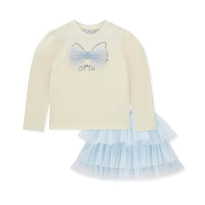 Picture of A Dee Twilight Twirls Naya Tulle Bow Skirt Set X 2 - Vintage White