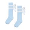 Picture of A Dee Twilight Twirls Maeve Knee High Bow Socks - Powder Blue