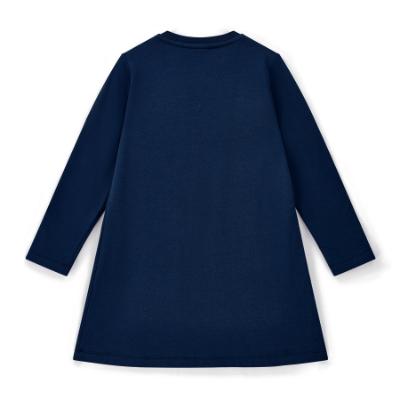 Picture of A Dee Twilight Twirls Lotus Handbag Sweat Dress - Heritage Navy