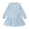Picture of A Dee Twilight Twirls Lacey Sweat Tulle Dress - Powder Blue