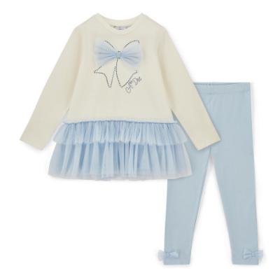 Picture of A Dee Twilight Twirls Mila Tulle Legging Set X 2 - Vintage White