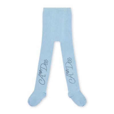 Picture of A Dee Twilight Twirls Lumi Diamante A*Dee Logo Tights - Powder Blue