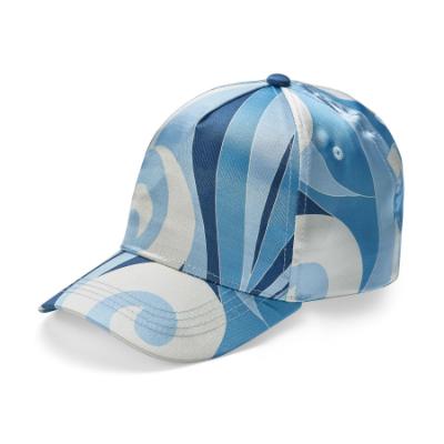 Picture of A Dee Twilight Twirls Nancy Swirl Print Cap - Powder Blue