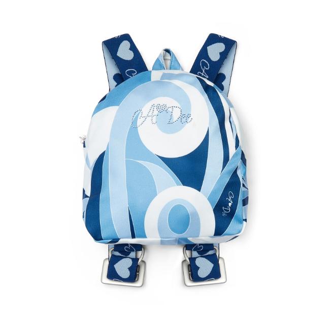 Picture of A Dee Twilight Twirls North Swirl Print Back Pack - Powder Blue