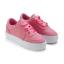 Picture of A Dee Patty Platform Trainer Ribbon Laces - Peony Pink