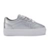 Picture of A Dee Patty Platform Trainer Ribbon Laces - Silver