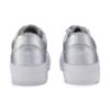 Picture of A Dee Patty Platform Trainer Ribbon Laces - Silver