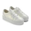 Picture of A Dee Patty Platform Trainer Ribbon Laces - Snow White