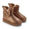 Picture of A Dee Bowtiful Faux Suede Boot Bow Detail - Chocolate Brown