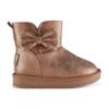 Picture of A Dee Bowtiful Faux Suede Boot Bow Detail - Chocolate Brown