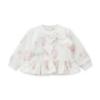 Picture of Little A Baby Girls Cute As A Cupcake Jasmine Bow Frill Tracksuit - Snow White