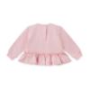 Picture of Little A Baby Girls Cute As A Cupcake Jasmine Bow Frill Tracksuit - Pink Fairy