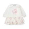 Picture of Little A Baby Girls Cute As A Cupcake Juliet Cupcake Print Frill Dress - Snow White