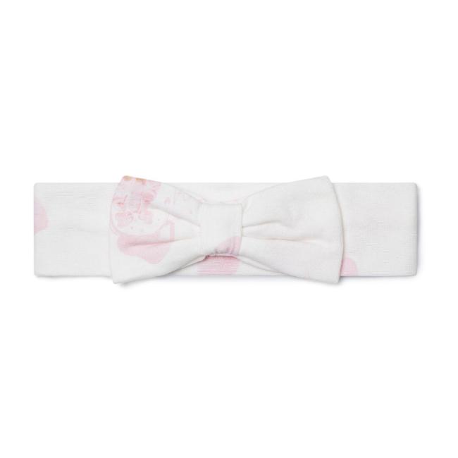Picture of Little A Baby Girls Cute As A Cupcake Katalina Bow Headband - Snow White
