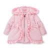 Picture of Little A Baby Girls Cute As A Cupcake Kaia Heart Embroidery Puff Hooded Jacket - Pink Fairy