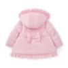 Picture of Little A Baby Girls Cute As A Cupcake Kaia Heart Embroidery Puff Hooded Jacket - Pink Fairy