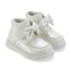 Picture of Little A Baby Girls Cute As A Cupcake Bowe Bow Boot - Snow White