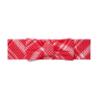 Picture of Little A Baby Girls Little Bows Katalina Check Bow Headband - Vibrant Red