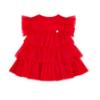 Picture of Little A Baby Girls Little Bows Khloe Tulle Frill Dress - Vibrant Red