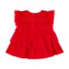 Picture of Little A Baby Girls Little Bows Khloe Tulle Frill Dress - Vibrant Red