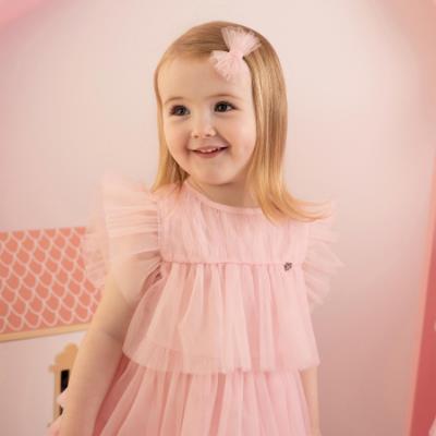 Picture of Little A Baby Girls Cute As A Cupcake Khloe Tulle Frill Dress - Pink Fairy