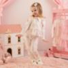 Picture of Little A Baby Girls Cute As A Cupcake Jasmine Bow Frill Tracksuit - Snow White