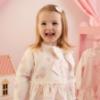 Picture of Little A Baby Girls Cute As A Cupcake Jasmine Bow Frill Tracksuit - Snow White
