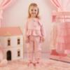 Picture of Little A Baby Girls Cute As A Cupcake Jasmine Bow Frill Tracksuit - Pink Fairy