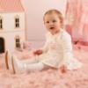 Picture of Little A Baby Girls Cute As A Cupcake Juliet Cupcake Print Frill Dress - Snow White
