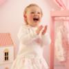 Picture of Little A Baby Girls Cute As A Cupcake Juliet Cupcake Print Frill Dress - Snow White