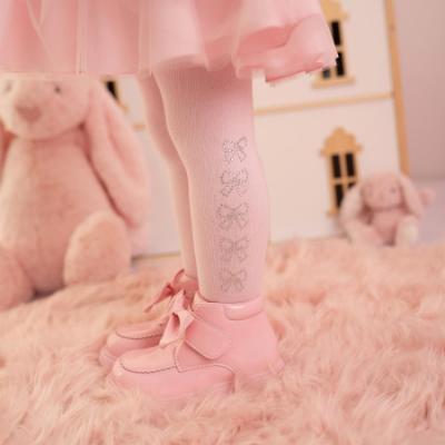 Picture of Little A Baby Girls Cute As A Cupcake Bowe Bow Boot - Pink Fairy