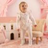 Picture of Little A Baby Girls Cute As A Cupcake Journey Cupcake Print Romper - Snow White