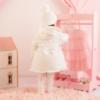 Picture of Little A Baby Girls Cute As A Cupcake Kaia Heart Embroidery Puff Hooded Jacket - Snow White