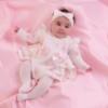 Picture of Little A Baby Girls Cute As A Cupcake Journey Cupcake Print Romper - Snow White