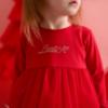 Picture of Little A Baby Girls Little Bows Kayla Tulle Legging Set - Vibrant Red