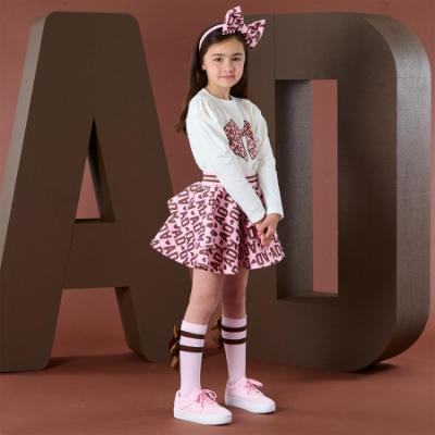Picture of A Dee Initial Icon Milan Initial Print Skirt Set X 2 - Snow White