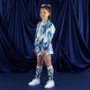 Picture of A Dee Twilight Twirls Lizzy Swirl Print Bomber - Powder Blue