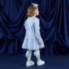 Picture of A Dee Twilight Twirls Maeve Knee High Bow Socks - Powder Blue