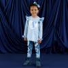 Picture of A Dee Bowtiful Faux Suede Boot Bow Detail - Heritage Navy
