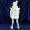 Picture of A Dee Twilight Twirls Mallory Pom Pom Knitted Hat - Snow White