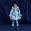 Picture of A Dee Twilight Twirls Nylah Swirl Print Bow Jacket - Powder Blue