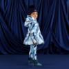 Picture of A Dee Twilight Twirls Nylah Swirl Print Bow Jacket - Powder Blue